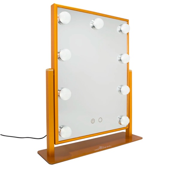 IMPRESSIONS VANITY Hollywood Tri-Tone Makeup Mirror Swivel Soft Touch Bronze - Picture 1 of 16